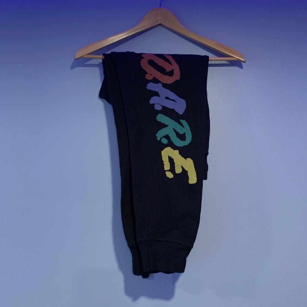PacSun Joggers: Pacsun "D.A.R.E" Men's Black Sweatpants